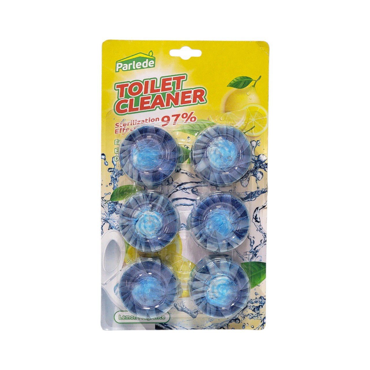 LIMPIADOR DE INODORO EFECTO DE ESTERILIZACIÓN PARLEDE 60G X 6PCS