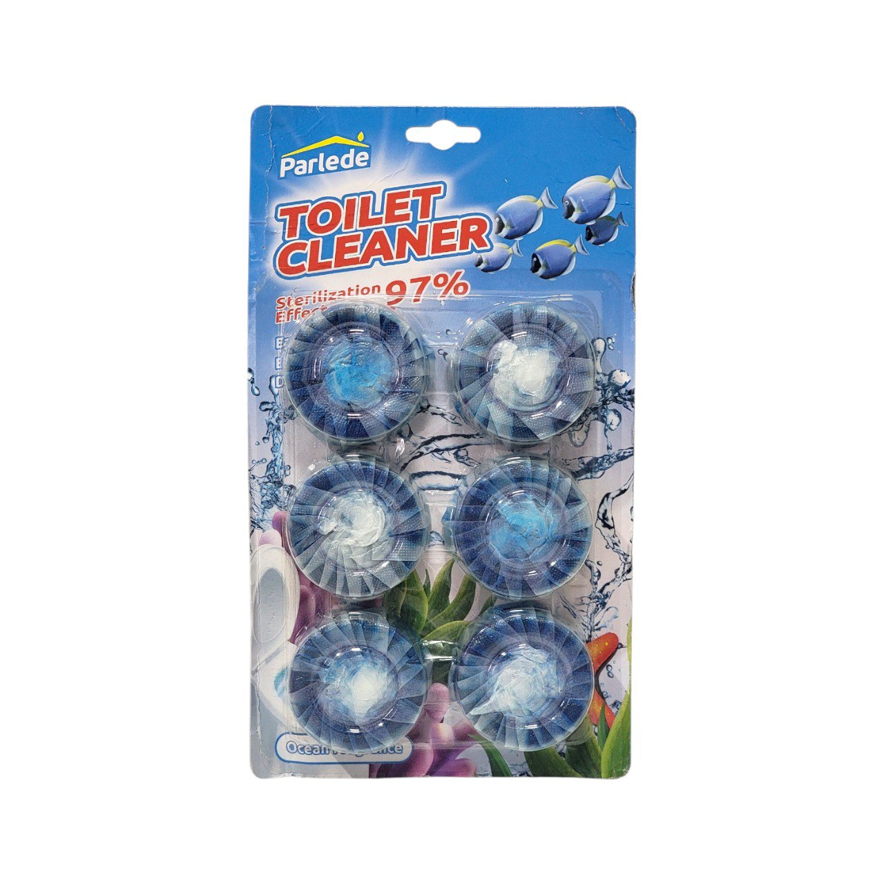 LIMPIADOR DE INODORO EFECTO DE ESTERILIZACIÓN PARLEDE 60G X 6PCS