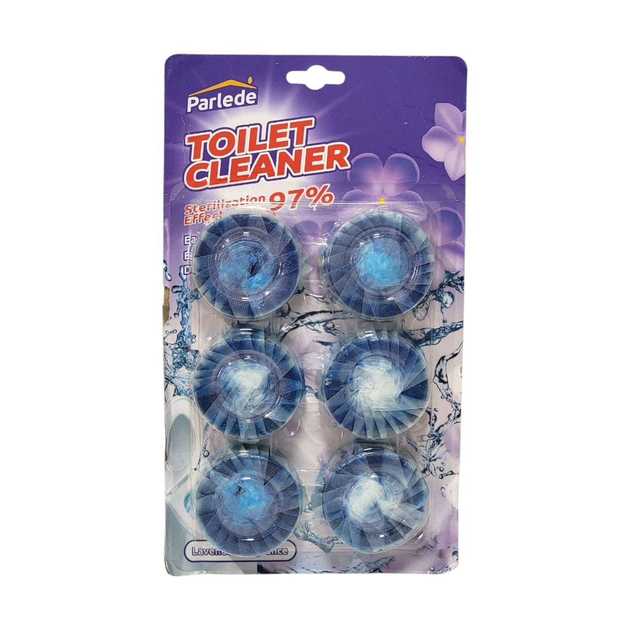 LIMPIADOR DE INODORO EFECTO DE ESTERILIZACIÓN PARLEDE 60G X 6PCS