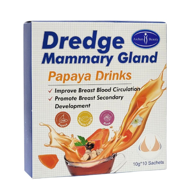 SUPLEMENTO NUTRICIONAL EN POLVO DE PAPAYA PARA LA SALUD MAMARIA 10UND AICHUN BEAUTY 10G C/U