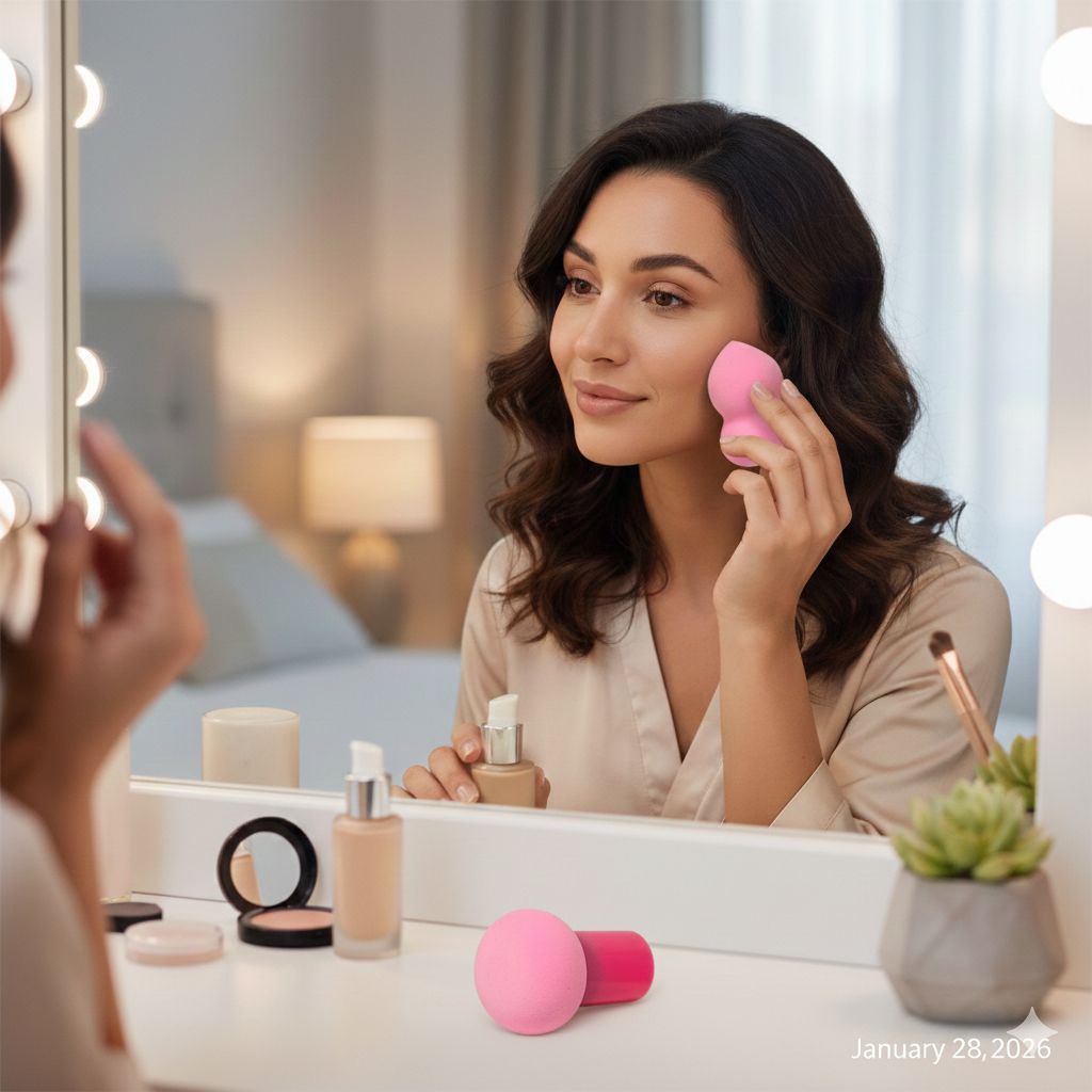 SET DE ESPONJAS DE MAQUILLAJE 2PCS FENLIPI