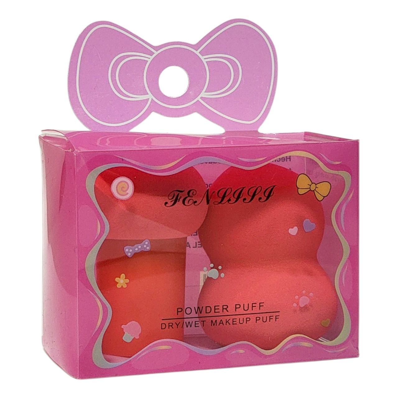 SET DE ESPONJAS DE MAQUILLAJE 2PCS FENLIPI