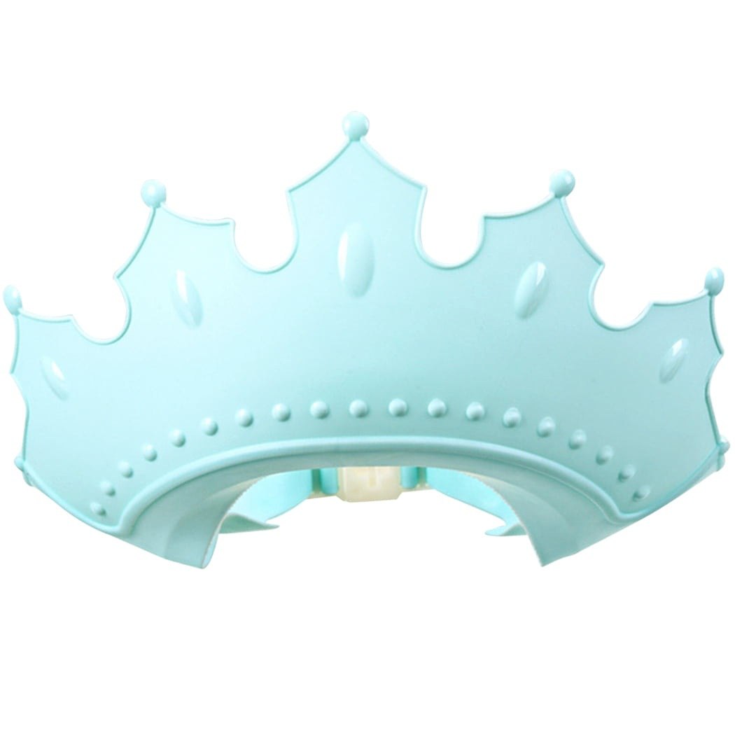 GORRO PROTECTOR DE SHAMPOO PARA NIÑOS CON DISEÑO DE CORONA 26X22CM