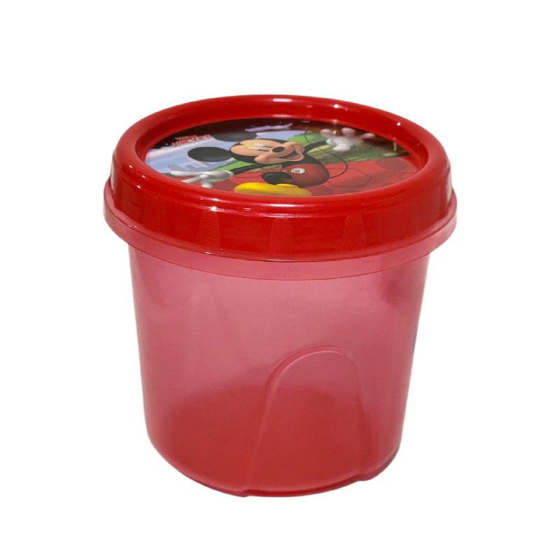 ORGANIZADOR RECIPIENTE PARA NIÑOS CON DISEÑO DE MICKEY MOUSE 11X10CM