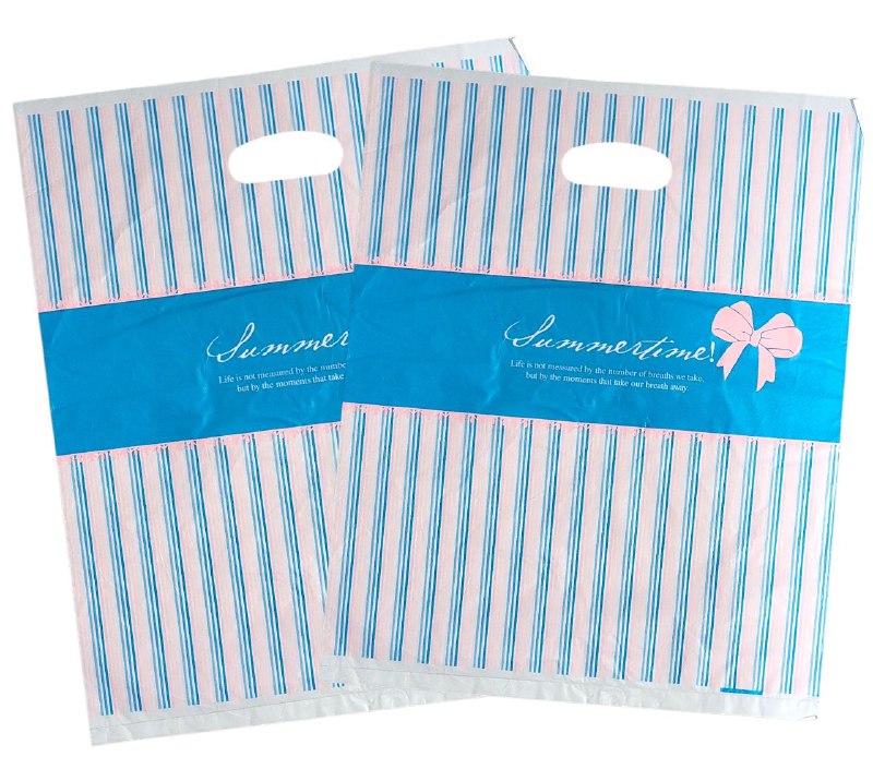 BOLSA DE REGALO PLASTICA EXTRA GRANDE 35X45CM, PAQUETE 100UND