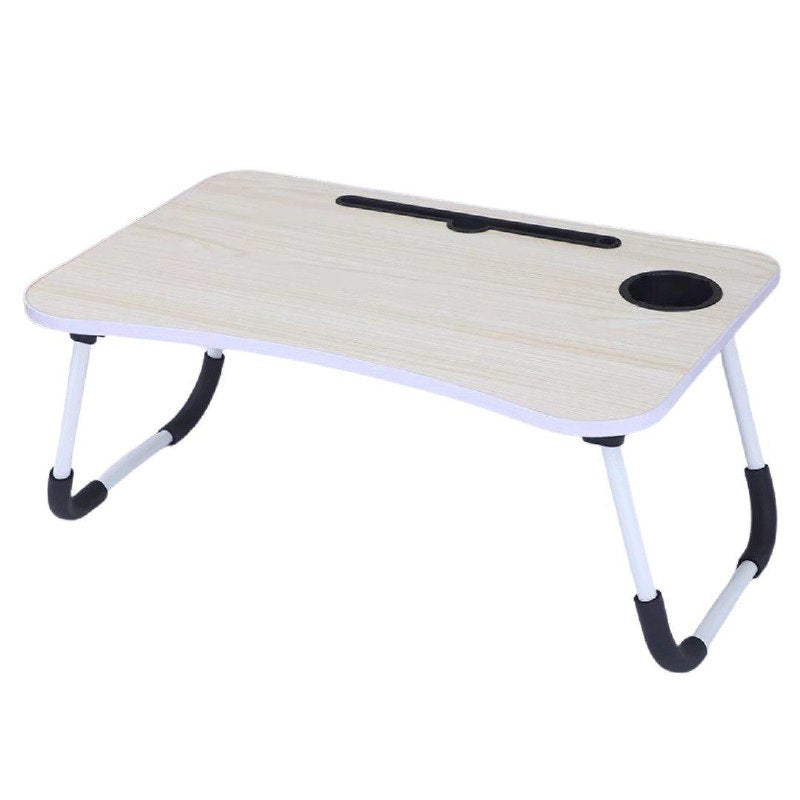 MESA PLEGABLE DE MADERA PARA COMPUTADORA PORTATIL EN EL SOFA O LA CAMA, BANDEJA AUXILIAR MULTIUSOS PARA DESAYUNO, LEER O  TRABAJAR