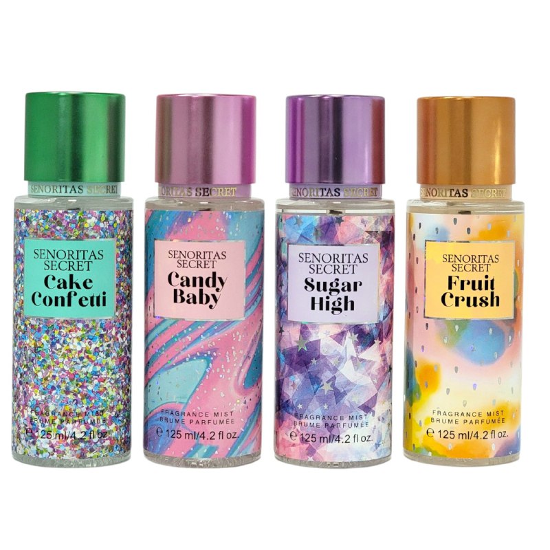 SET DE 4 SPLASH SENORITAS SECRET 75MLX4 (M)