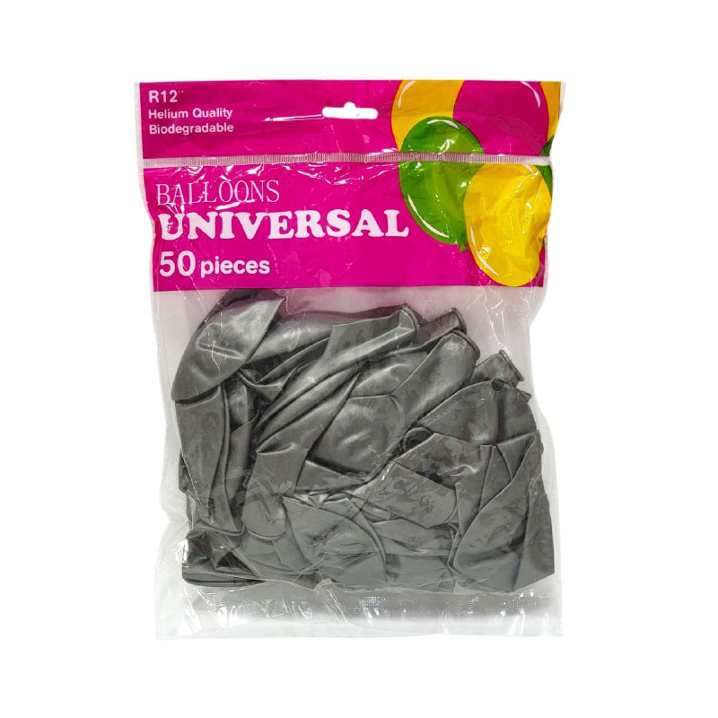 DECORACION ADORNO PAQUETE DE GLOBOS DE LATEX PARA CUMPLEAÑOS 50UND BALLOONS UNIVERSAL
