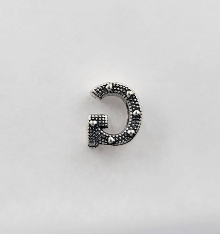 PCHARM787$G LETRA G PANDORA PLATA 9.25