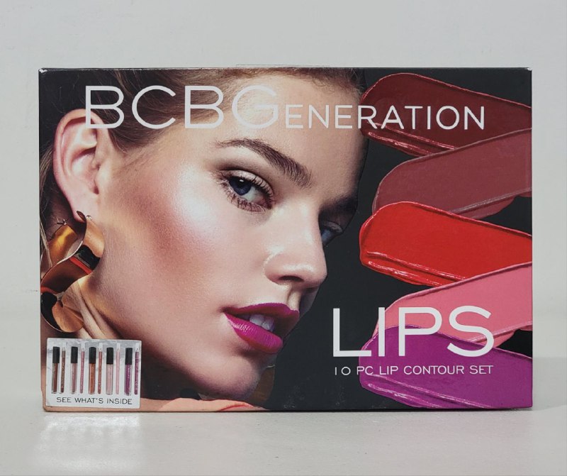 BRILLO LABIAL EN SET CONTORNO DE LABIOS DE 10UND DELINEADOR DE LABIOS Y LAPICES LABIAL 5 COLORES 2.5ML