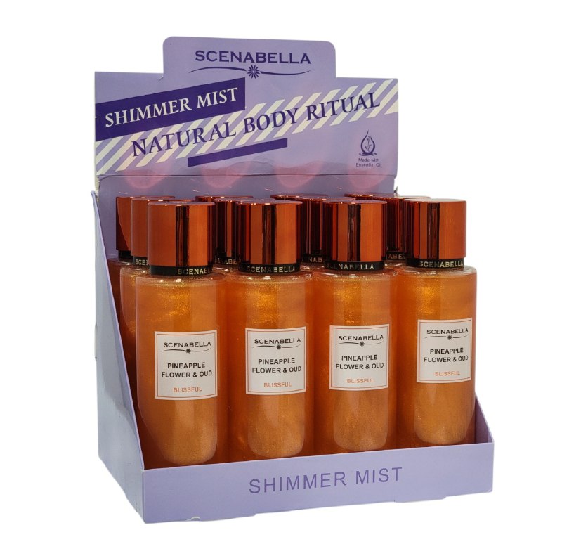 SPLASH PINEAPPLE FLOWER & OUD BLISSFUL SCENABELLA 250ML (M) (AROMA SIMILAR VS PINEAPPLE & SHEA)