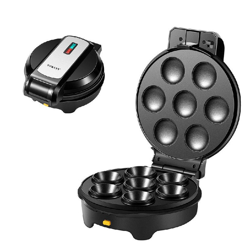 MAQUINA DE SNACKS CHUCHERIAS, DESMONTABLE 5 EN 1, POTENCIA 1000W, FACIL DE LIMPIAR, CALEFACCION DOBLE CARA SOKANY SK-08093