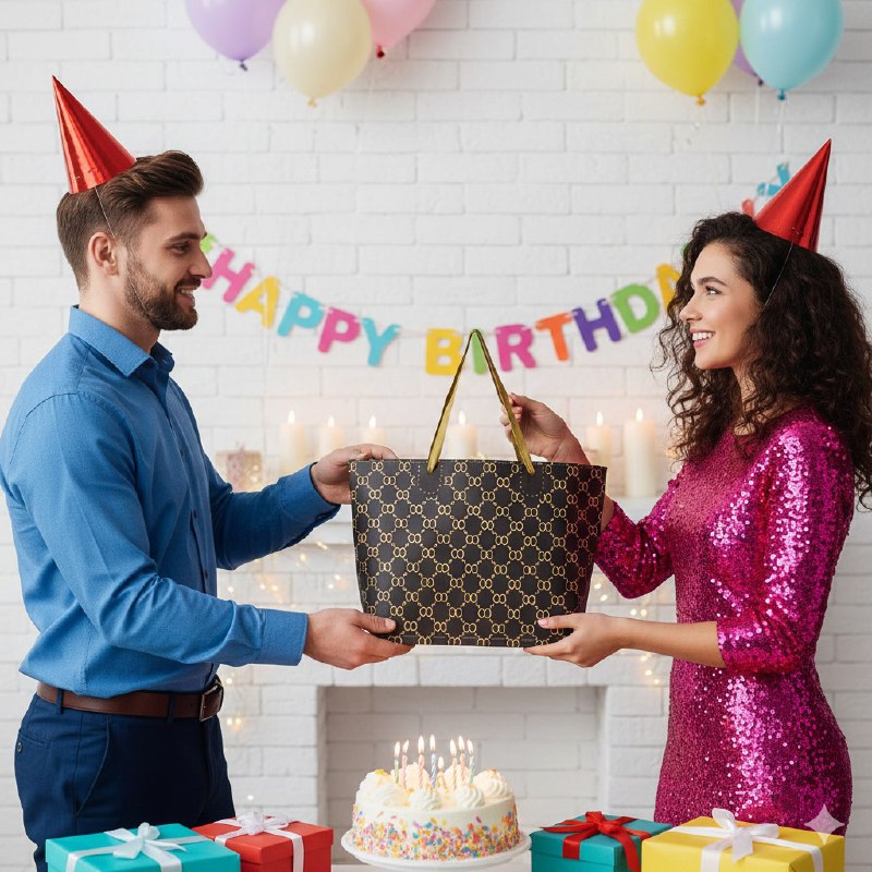 BOLSA DE REGALO GRANDE ESTILO CARTERA 28X41CM