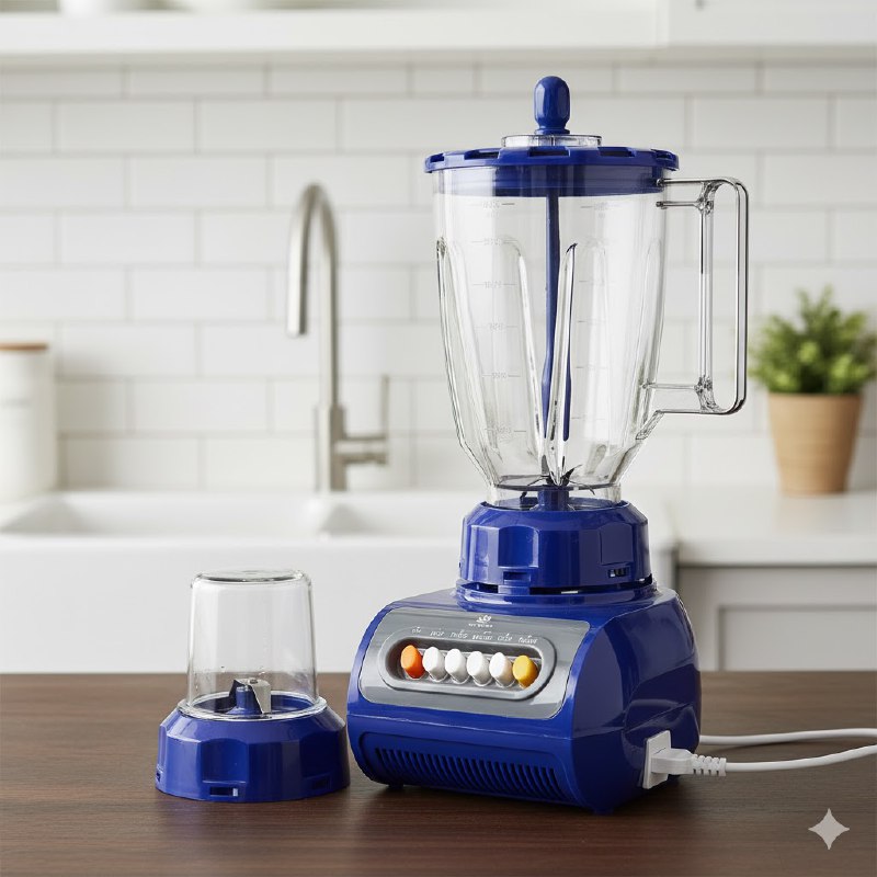 MAQUINA LICUADORA 2 EN 1 CON MOTOR POTENTE DE 350W, TRITURA MEZCLA Y PROCESA CON VELOCIDAD, DE ACERO INOXIDABLE Y CAPACIDAD DE 1.5L VIVE, 3 COLORES