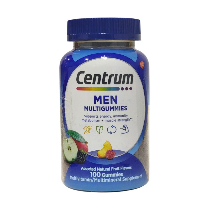 VITAMINAS EN GOMITAS PARA HOMBRE PARA LA ENERGIA, INMUNIDAD Y METABOLISMO CENTRUM 100UND