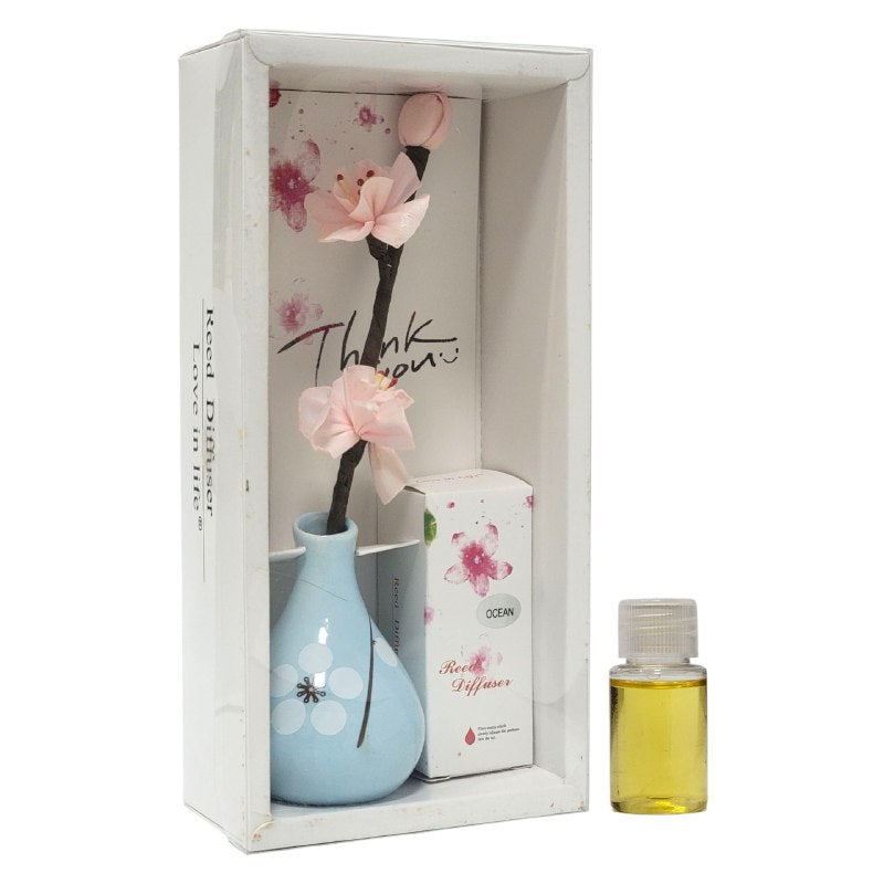 AMBIENTADOR AROMATIZANTE DIFUSOR DE VARILLAS PARA EL HOGAR DE AROMA CONTINUO SIN HUMO NI GOTEO, 4 AROMAS REED DIFFUSER