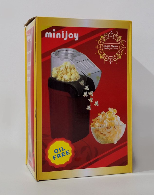 MAQUINA PORTATIL PARA HACER PALOMITAS DE MAIZ CON AIRE CALIENTE, SIN ACEITE MINIJOY