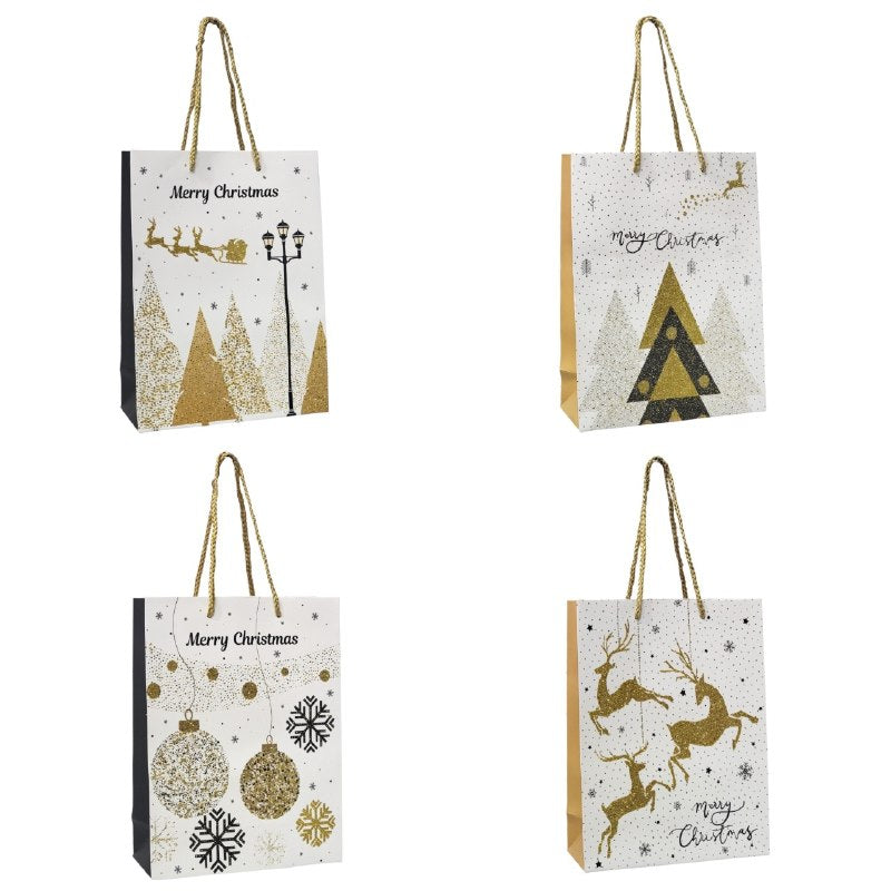 BOLSA DE REGALO NAVIDEÑA PEQUEÑA 18X24X8CM