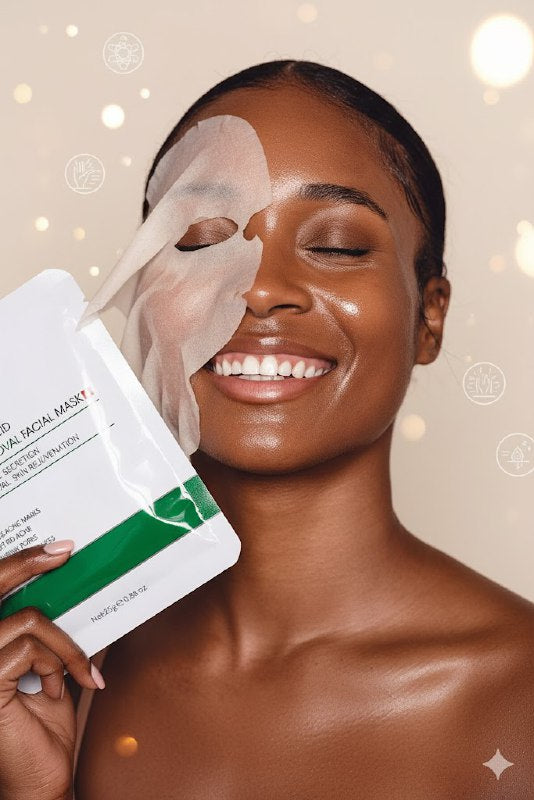 MASCARILLA FACIL CON ACIDO SALICILICO QUE ELIMINA ACNE 25G, DISEÑADA PARA ELIMINAR EL ACNE Y EQUILIBRAR LA PIEL CON SU TELA SUAVE, LIGERA Y TRANSPIRABLE REPARANDO Y CONTROLANDO LA PIEL DEJANDO LA PIEL HIDRATADA, SUAVE Y DELICADA BIOAQUA