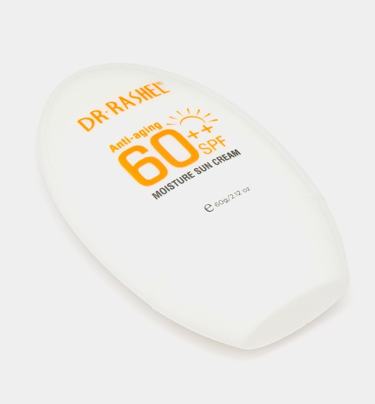 PROTECTOR SOLAR EN CREMA ANTIEDAD E HIDRATANTE SPF60, ANTIOXIDANTE, PROTEGE LA PIEL DE RAYOS UV DR RASHEL 60G