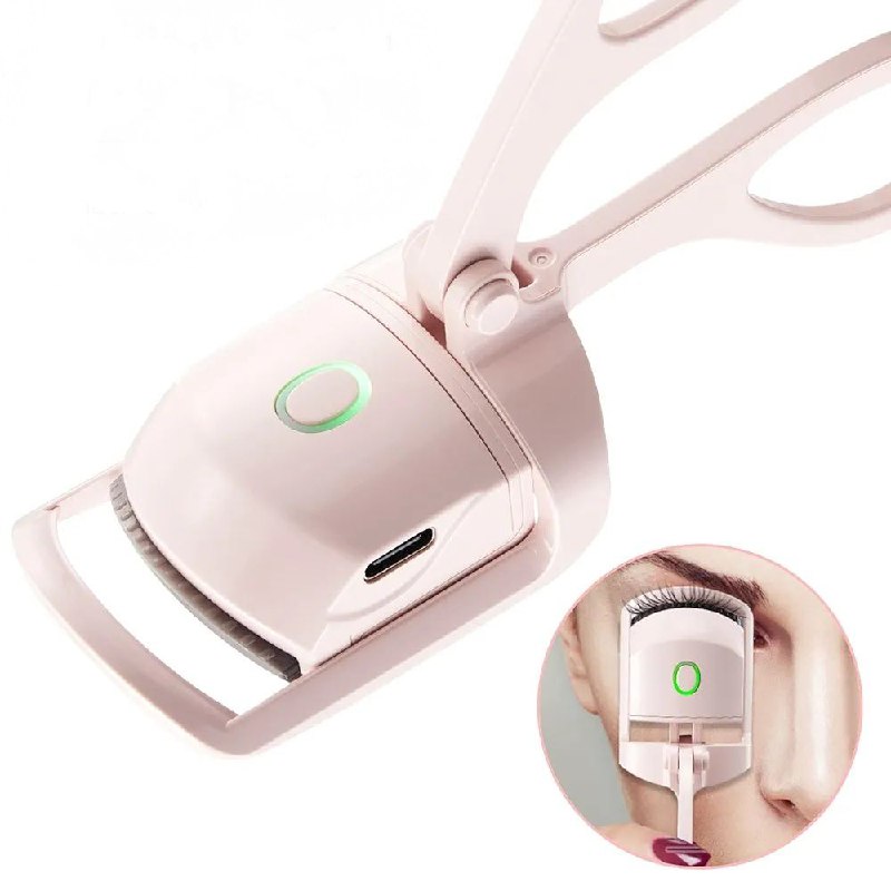 RIZADOR DE PESTAÑAS ELECTRICO, RIZOS NATURALES, SEGURO ANTIQUEMADURAS, NO SE DEFORMA, PESTAÑAS GRUESAS, CURVAS Y LARGAS ELECTRIC EYELASH CURLER