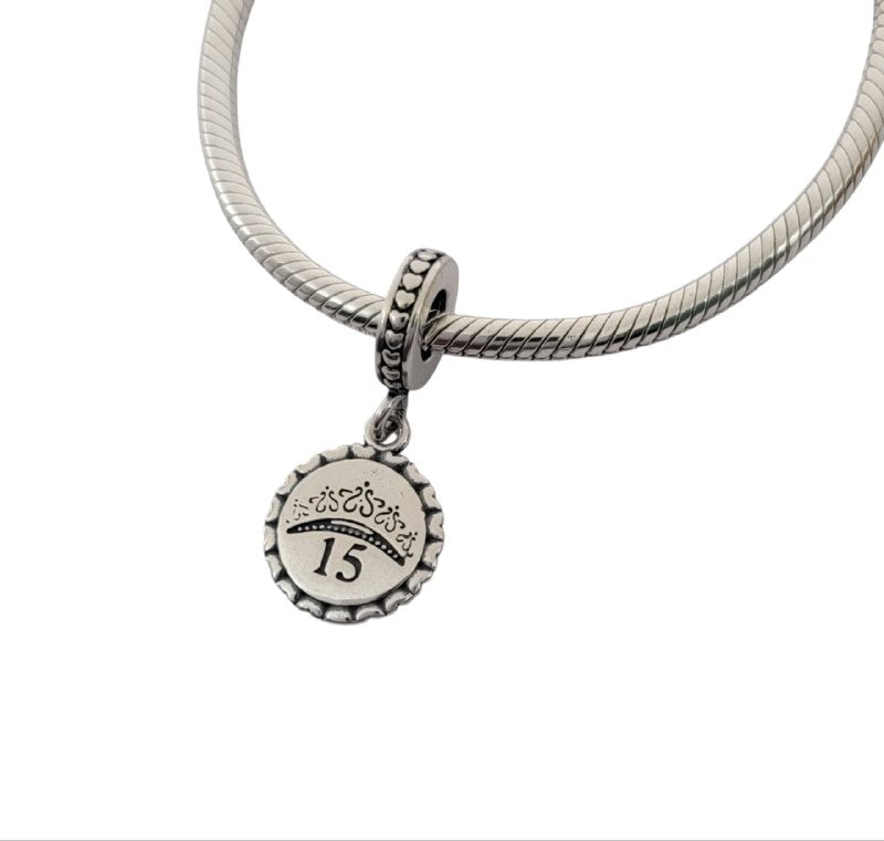 PCHARM4124 FORMA 15 AÑOS PANDORA PLATA 9.25