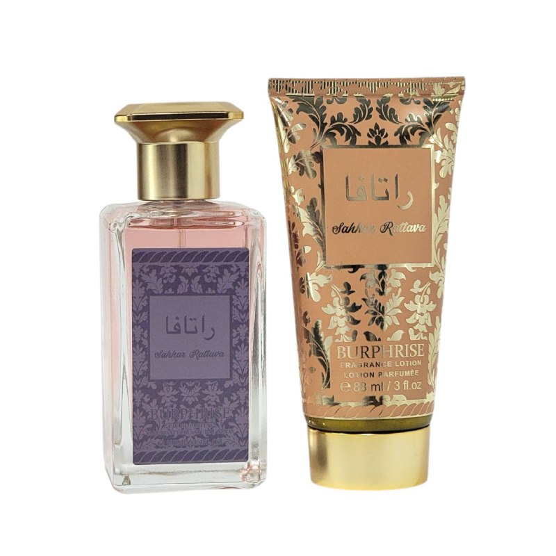SET SAHHAR RATTAVA BURPHRISE EDP 100ML, BODY LOTION 88ML (M)