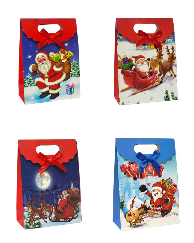 BOLSA DE REGALO NAVIDEÑA MINI PEQUEÑA 16X12CM