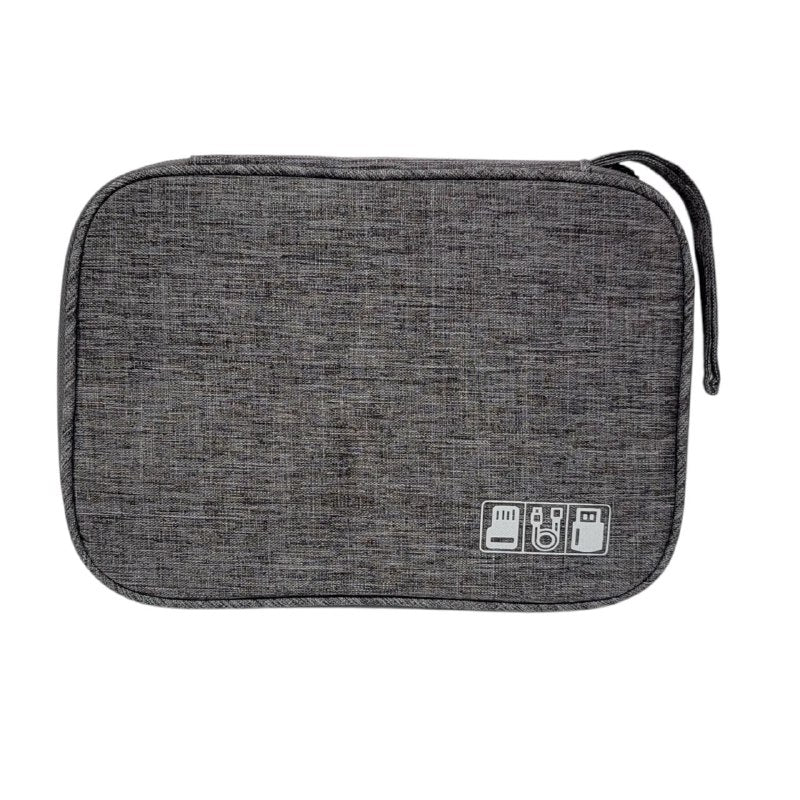 BOLSO ECONOMICO ORGANIZADOR DE CABLES O RELOJ IMPERMEABLE 4 COLORES TABU 25X19X2CM