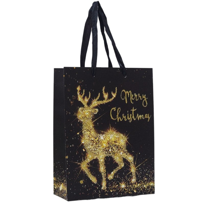 BOLSA DE REGALO NAVIDEÑA PAQUEÑA 18X24X8CM