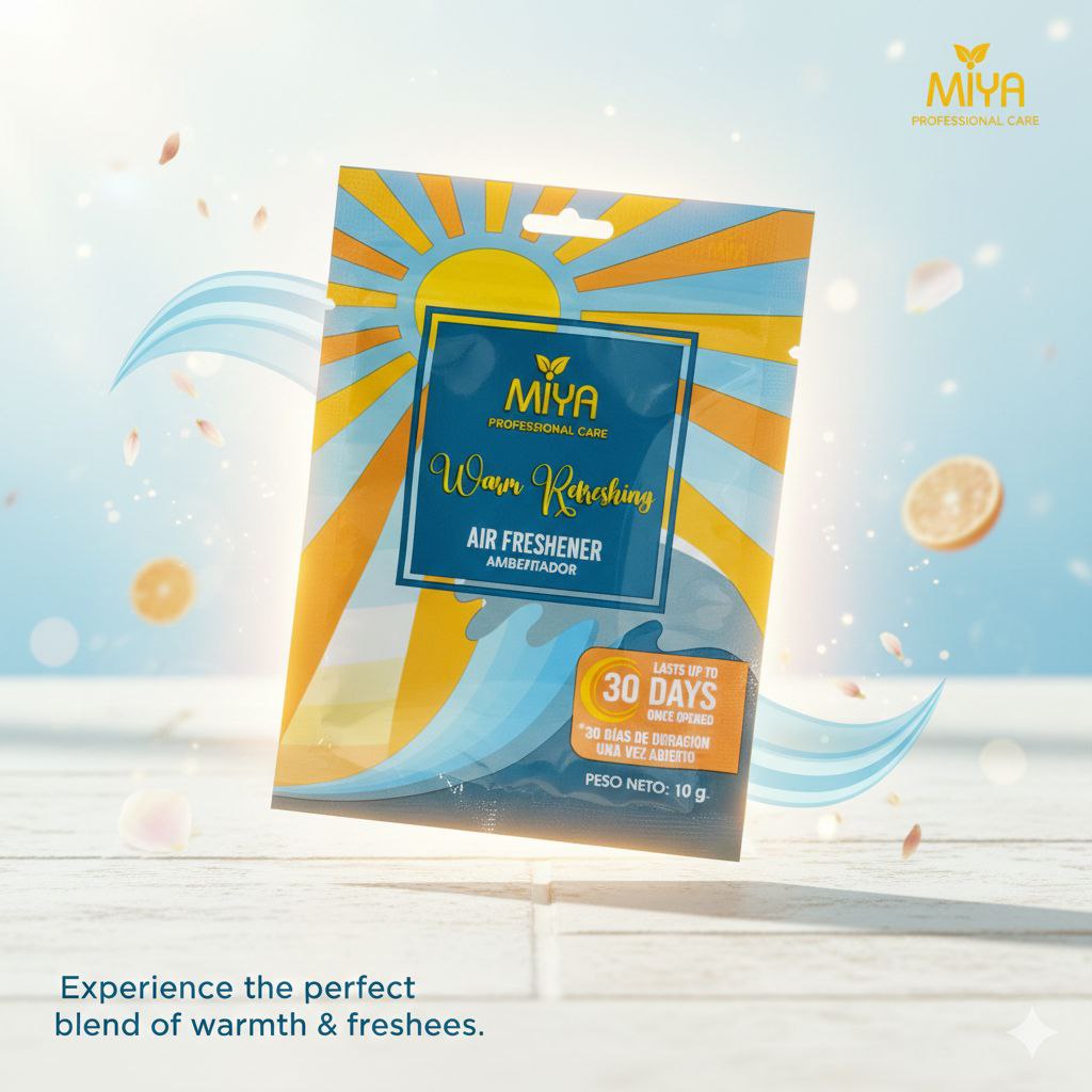 AMBIENTADOR AROMA CALIDEZ REFRESCANTE MIYA 10G