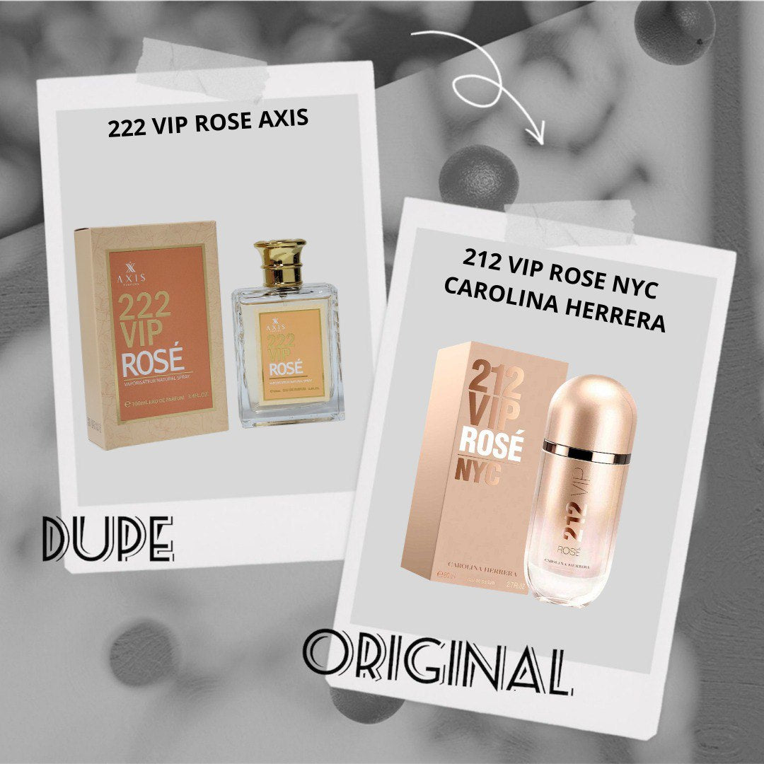 AXIS PARFUMS 222 VIP ROSE EDP 100ML (M) (AROMA SIMILAR CAROLINA HERRERA 212 VIP ROSE NYC)