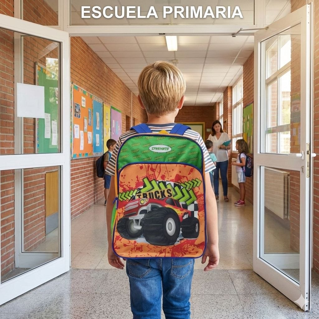 MOCHILA DE CARROS GIGANTES STARMATE 35X40CM