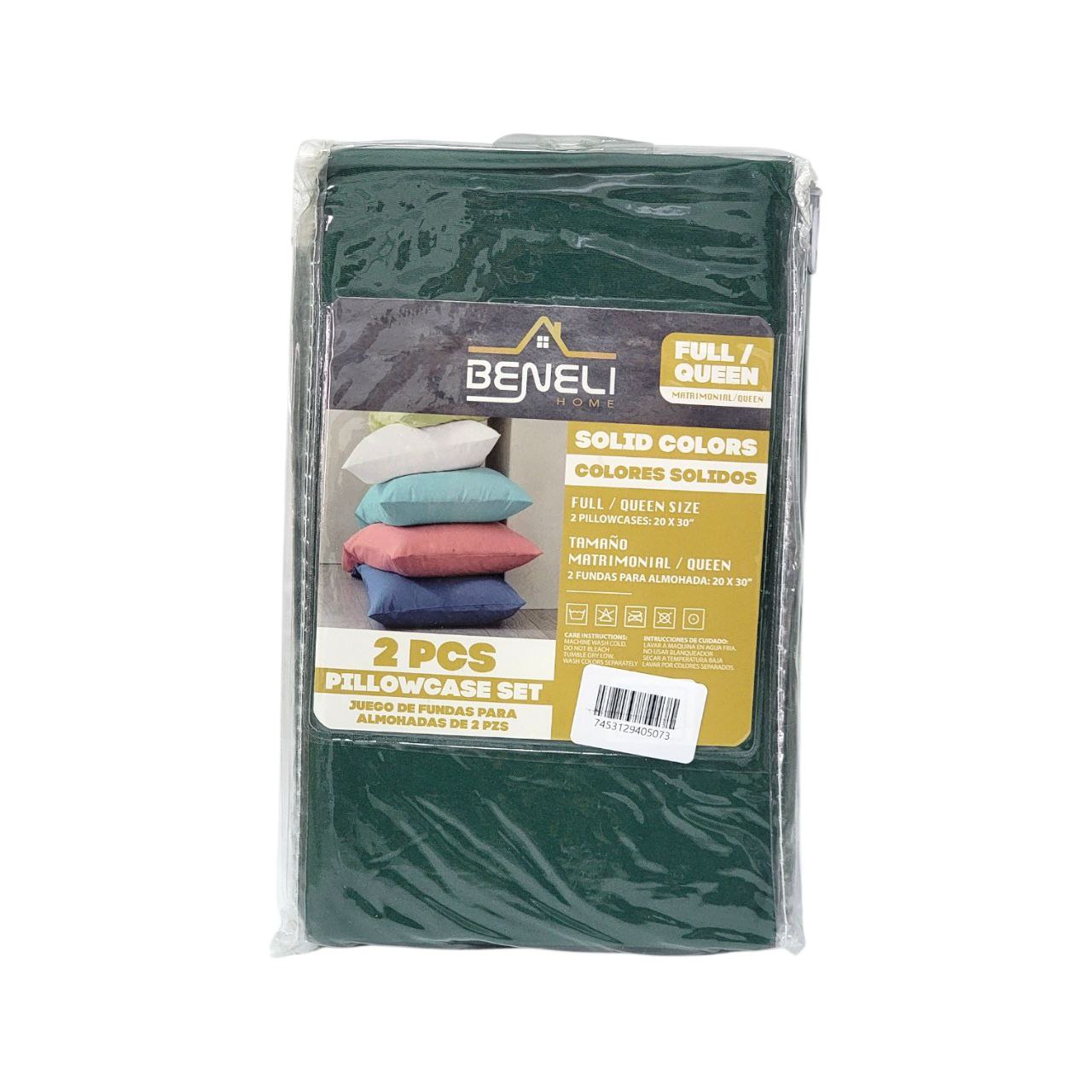 FUNDAS PARA ALMOHADAS 2PCS BENELI HOME 50X76CM