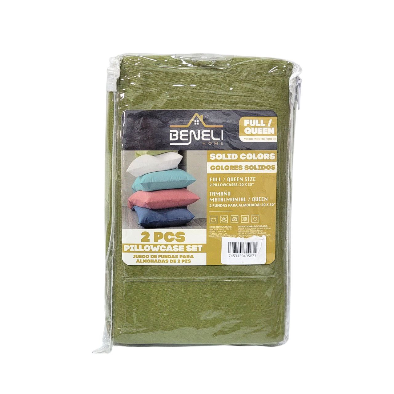 FUNDAS PARA ALMOHADAS 2PCS BENELI HOME 50X76CM