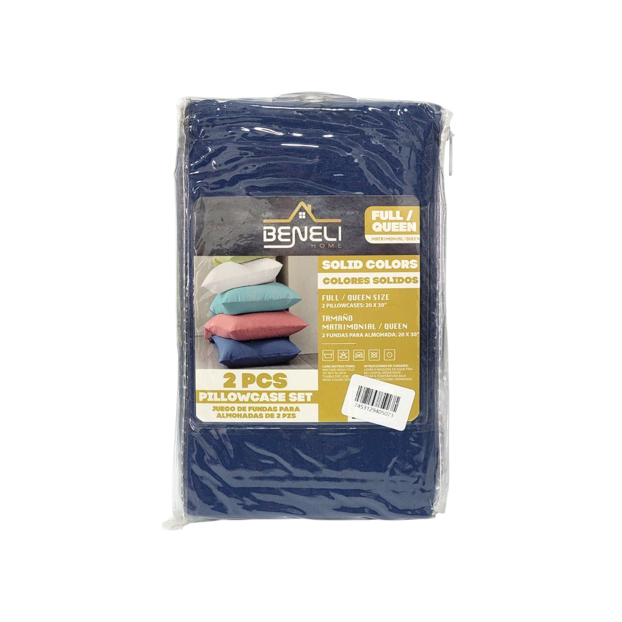 FUNDAS PARA ALMOHADAS 2PCS BENELI HOME 50X76CM