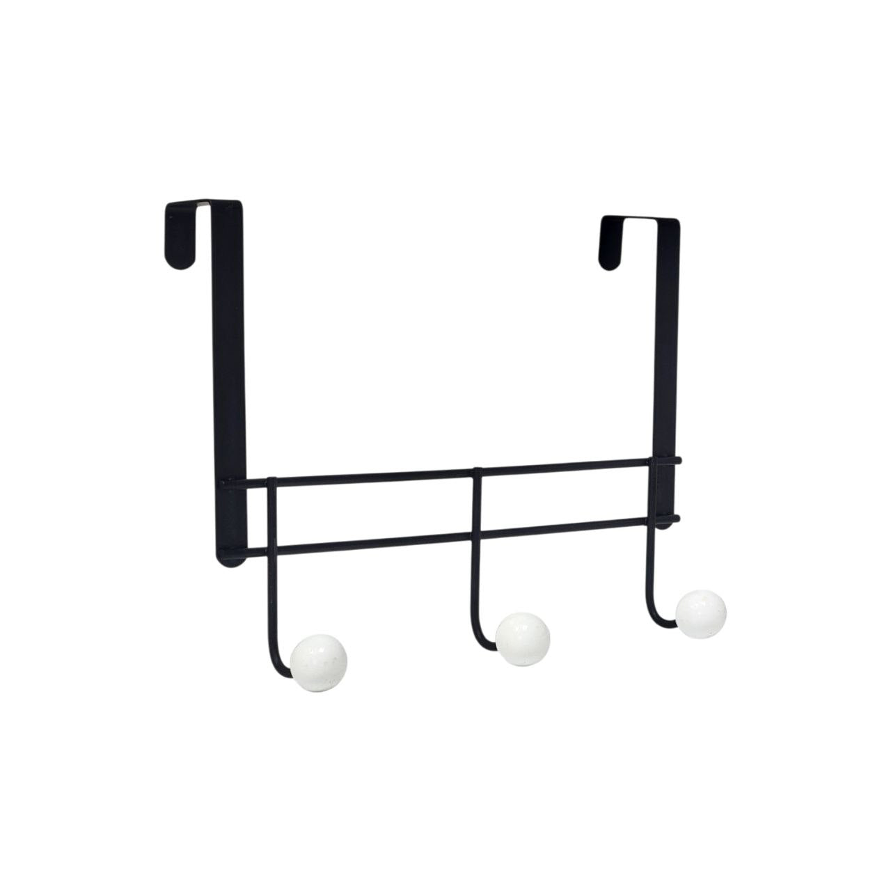 PERCHERO DE METAL PEQUEÑO DE 3 GANCHOS PARA PUERTA BENELI HOME 21X27CM