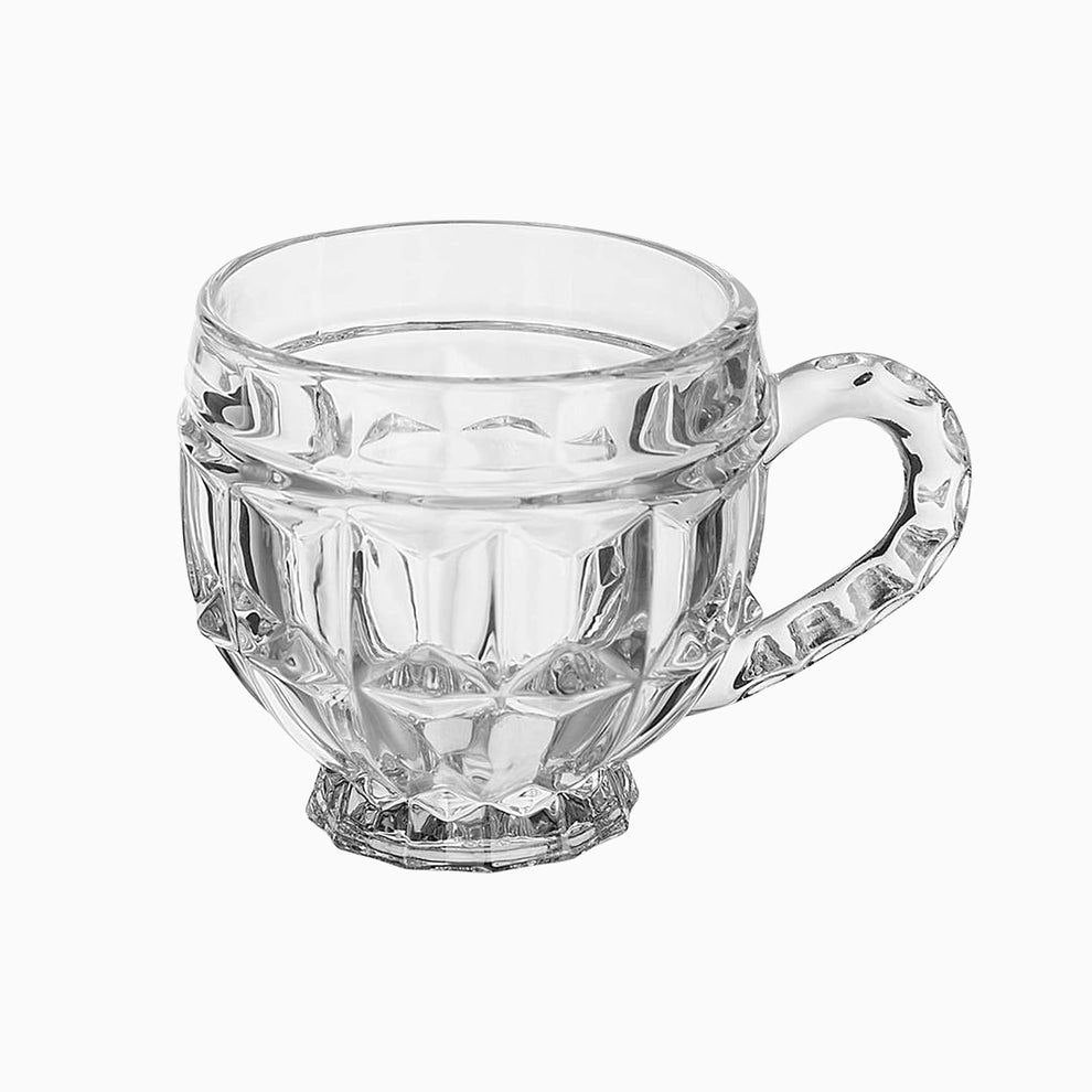 SET DE TAZAS MINI DE VIDRIO 6PCS BENELI HOME 210ML X 6PCS