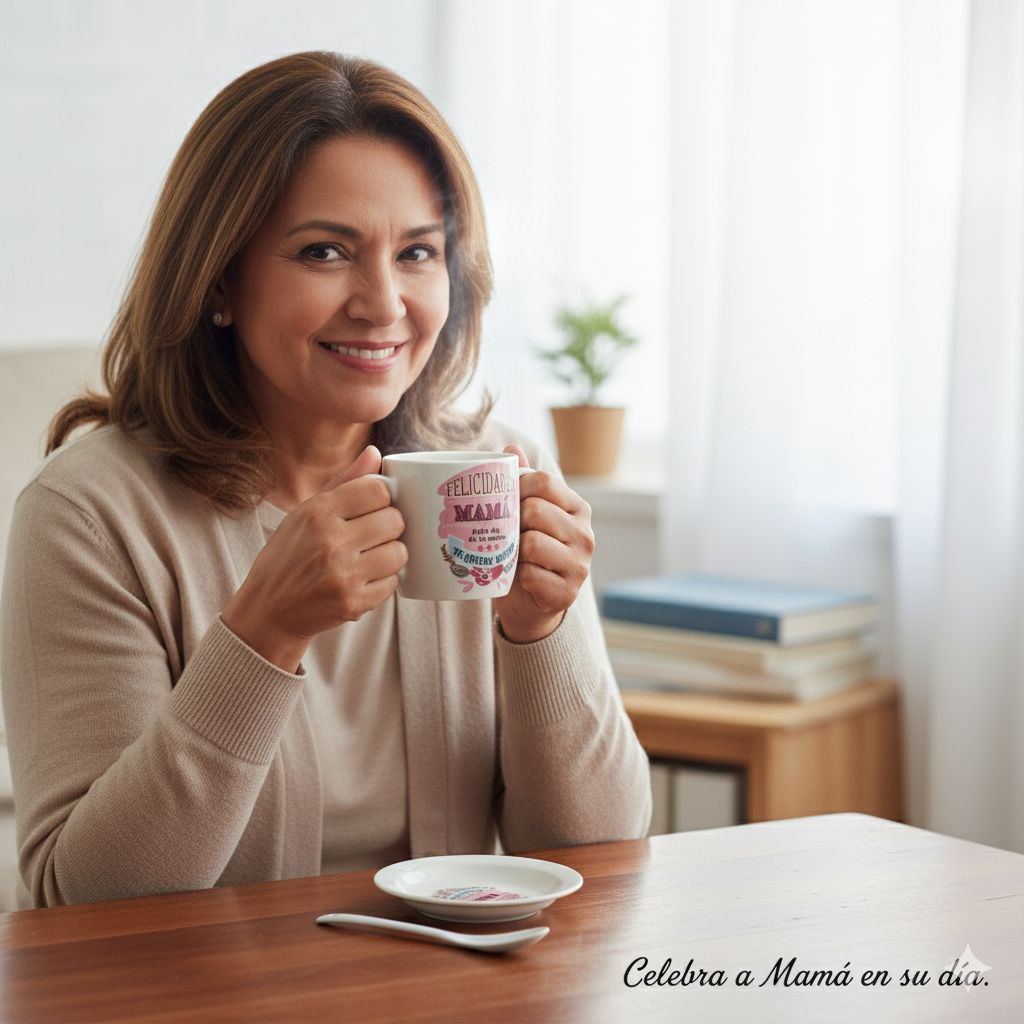 SET DE TAZA DE REGALO CON TEMATICA TE QUIERO MAMÁ 3PCS BENELI HOME