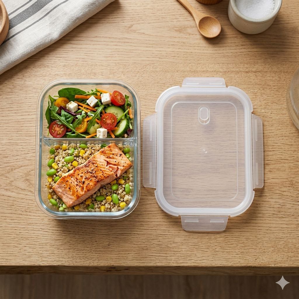 RECIPIENTE PANA PARA ALIMENTOS HERMETICO DE VIDRIO BENELI HOME 7.5X15X20CM