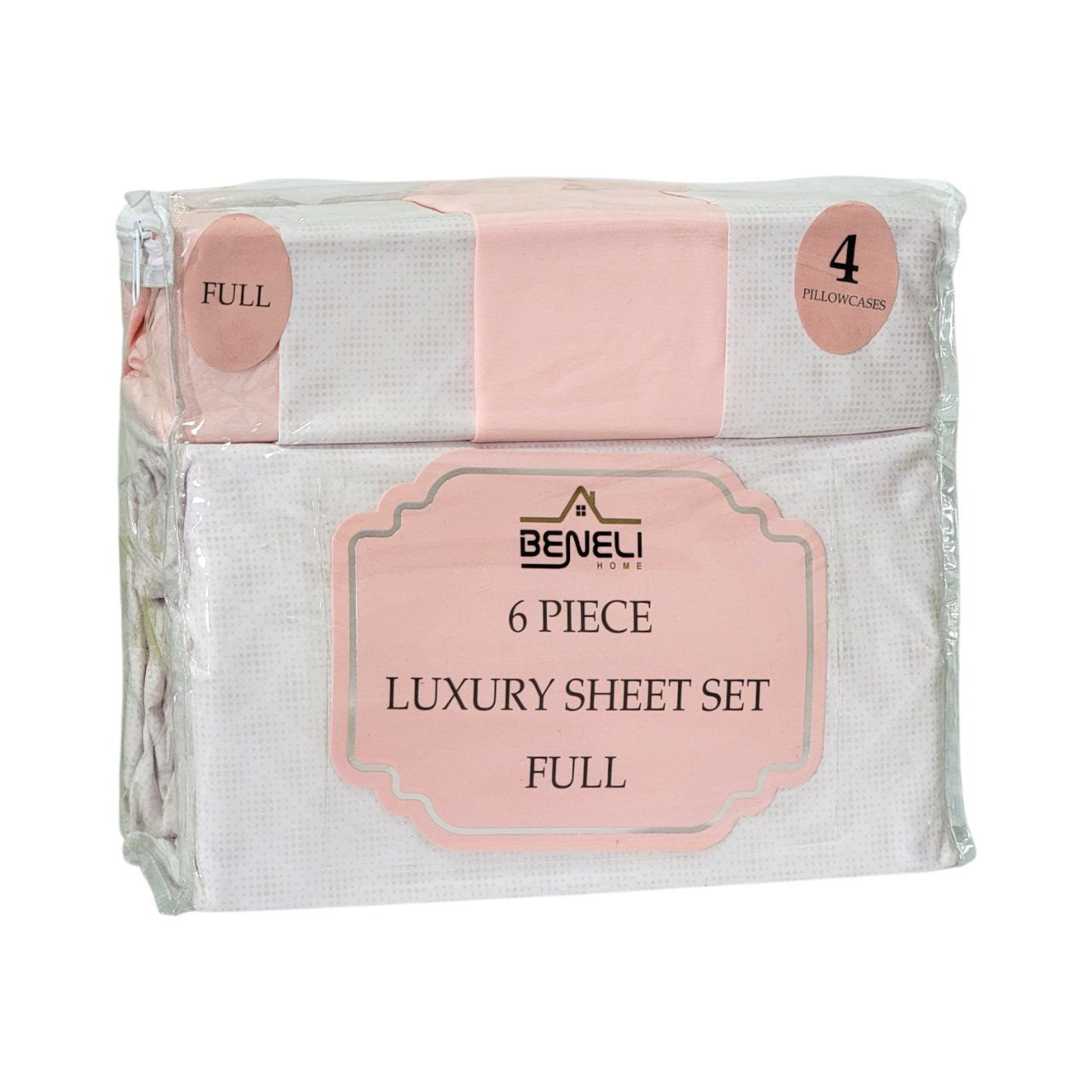 JUEGO DE SABANAS FULL BENELI HOME 6PCS