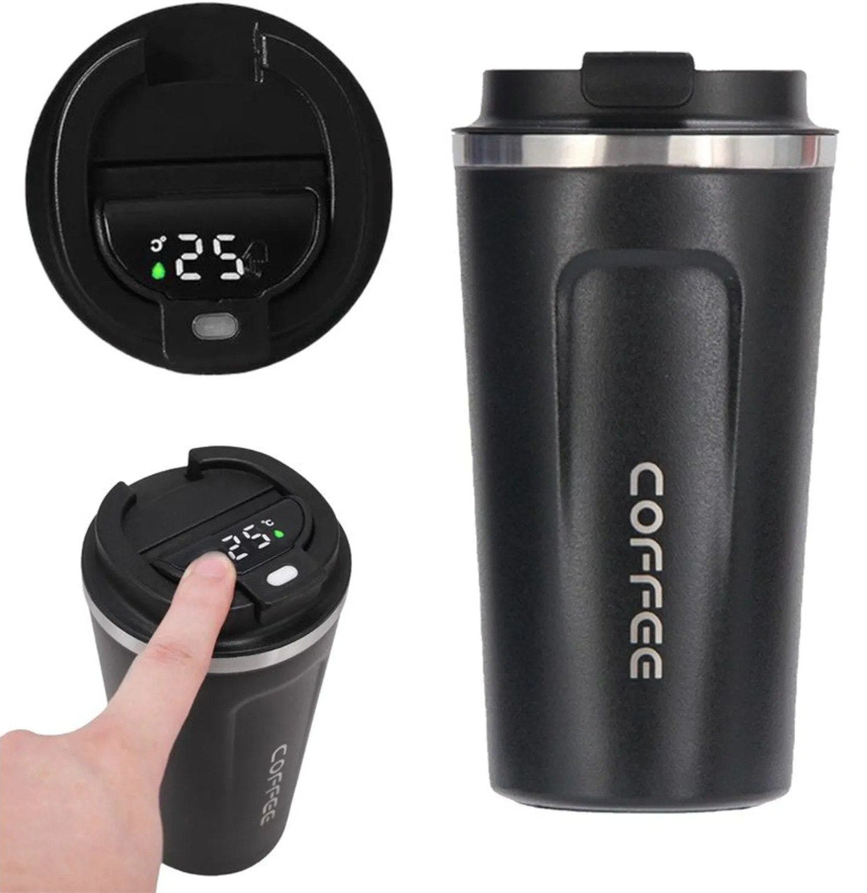 TERMO DE VACÍO DE ACERO INOXIDABLE 18CM