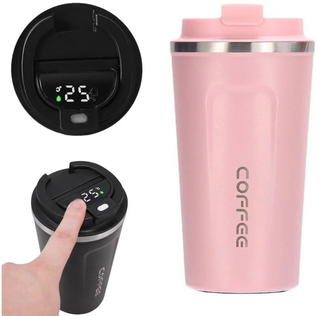 TERMO DE VACÍO DE ACERO INOXIDABLE 18CM