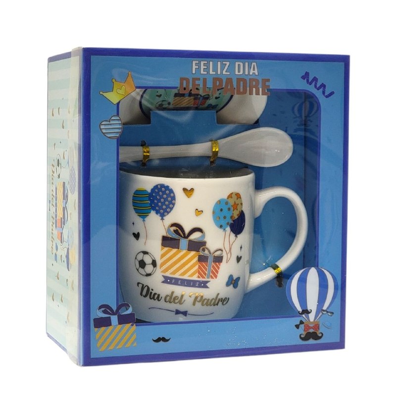 TAZA DE REGALO PARA PAPÁ DE CERAMICA 3PCS BENELI HOME