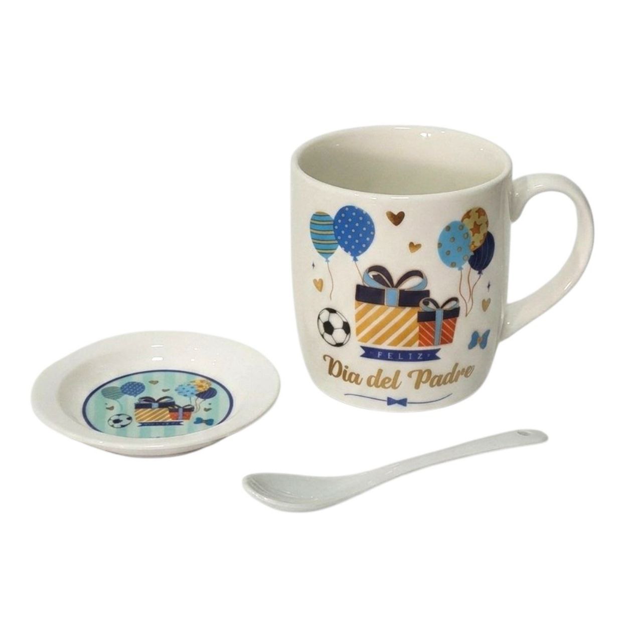 TAZA DE REGALO PARA PAPÁ DE CERAMICA 3PCS BENELI HOME