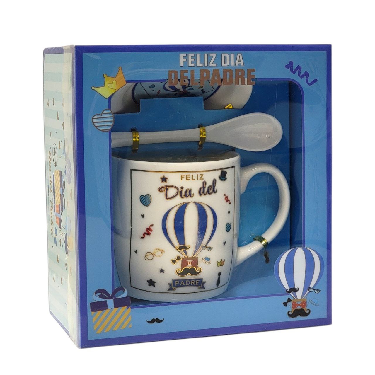 TAZA DE REGALO PARA PAPÁ DE CERAMICA 3PCS BENELI HOME