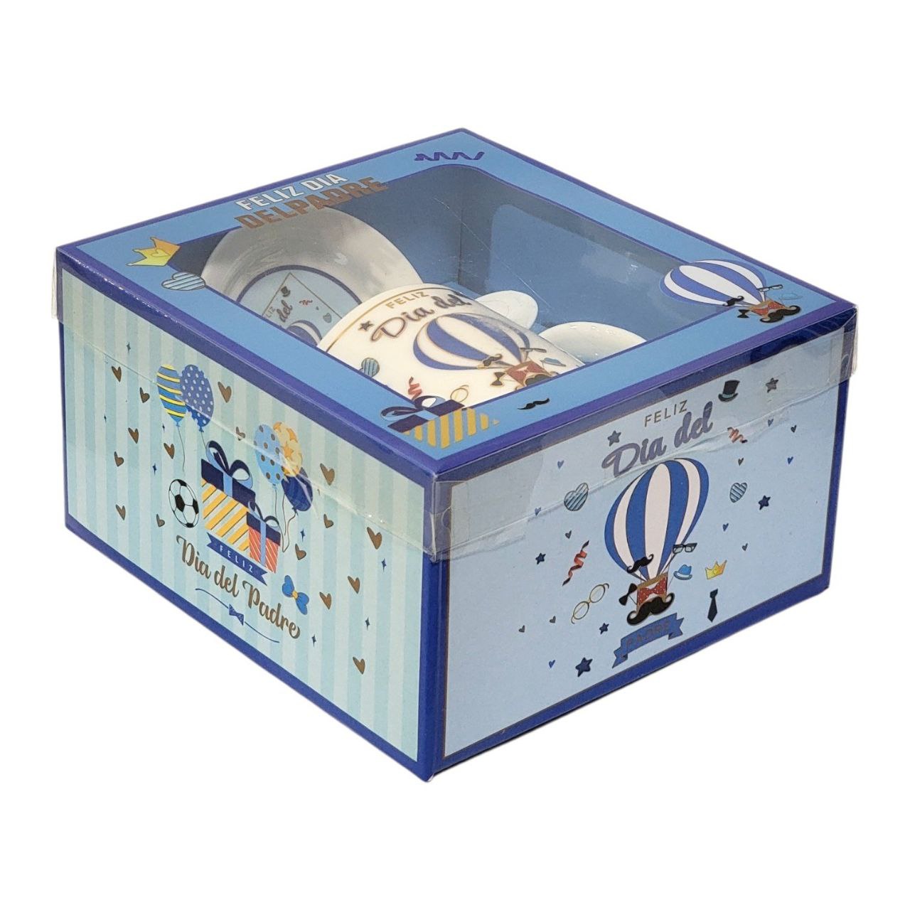 TAZA DE REGALO PARA PAPÁ DE CERAMICA 3PCS BENELI HOME