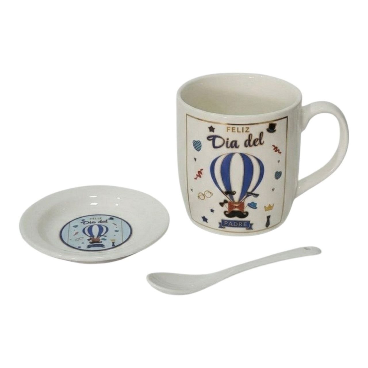 TAZA DE REGALO PARA PAPÁ DE CERAMICA 3PCS BENELI HOME