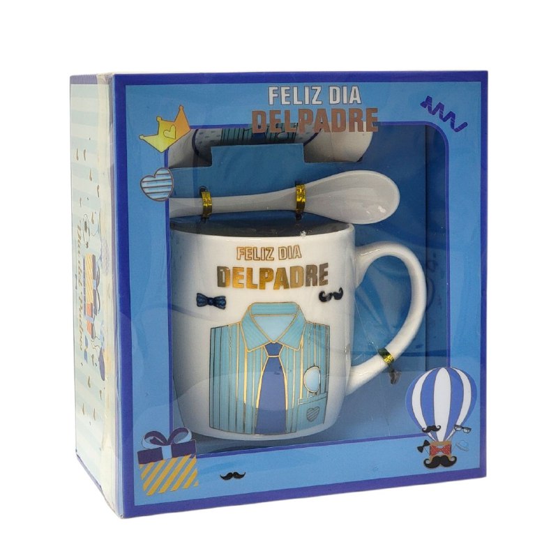 TAZA DE REGALO PARA PAPÁ DE CERAMICA 3PCS BENELI HOME