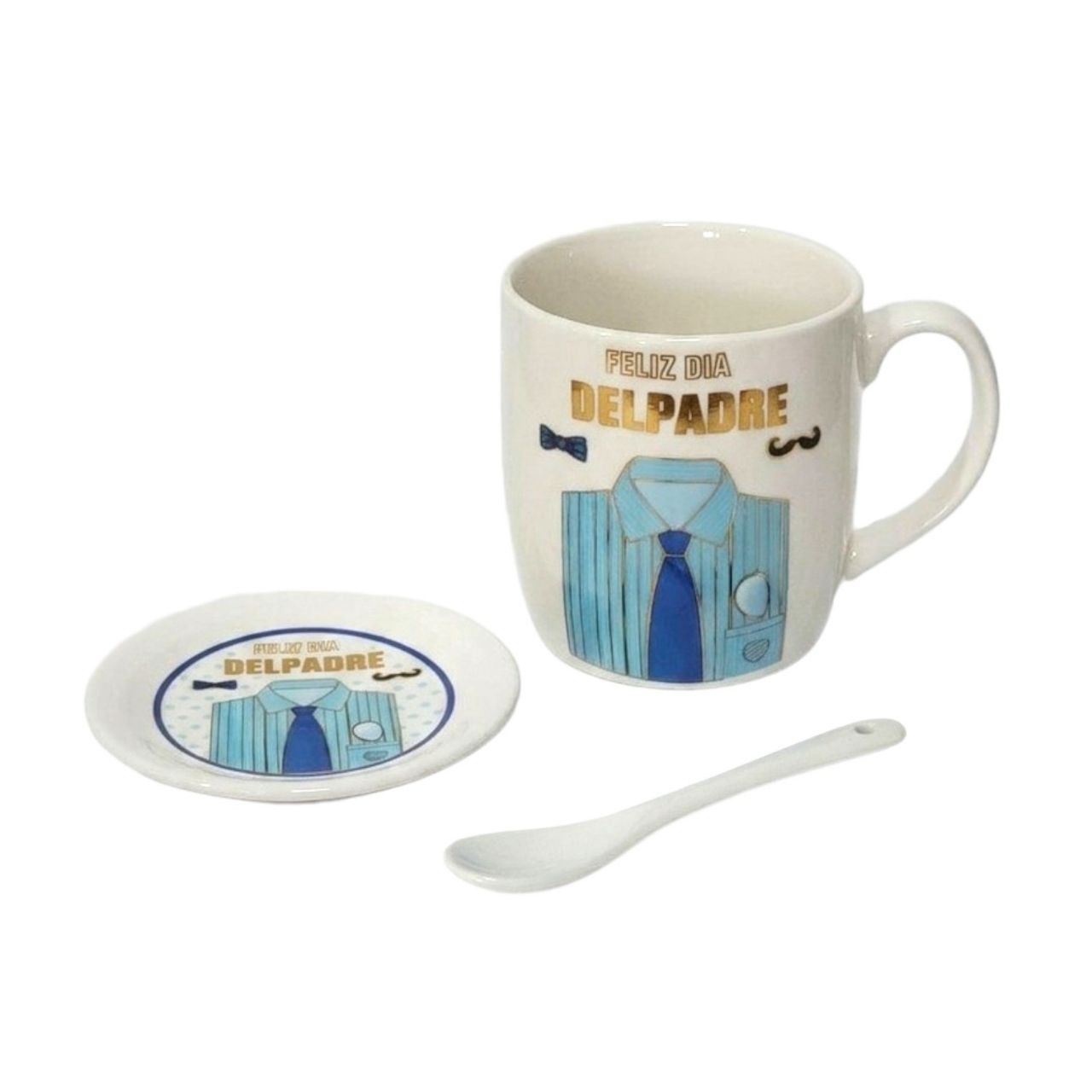 TAZA DE REGALO PARA PAPÁ DE CERAMICA 3PCS BENELI HOME